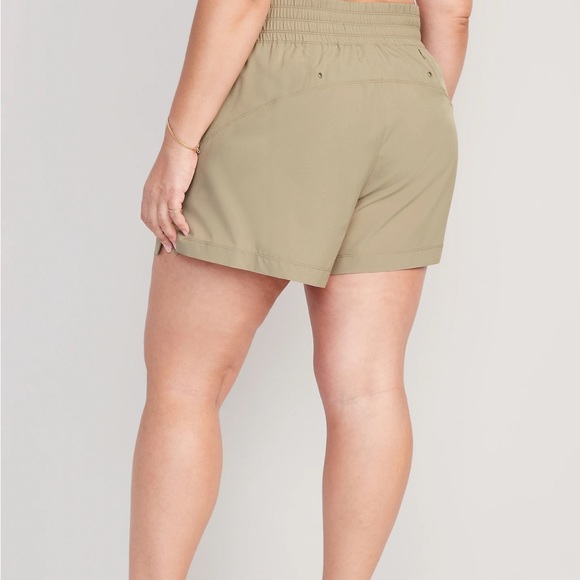 NWT OLD NAVY High-Waisted StretchTech Pull-On Surf Short4-inch inseam Birch Leaf - Picture 7 of 10